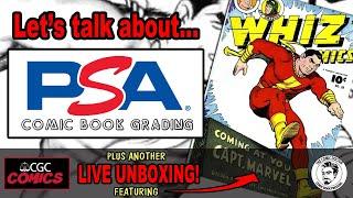 LETS DISCUSS PSA JOINING THE GRADING SCENE AND TWO CGC BOXES TO UNPACK