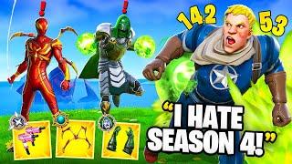 I Trolled Him In Fortnite Season 4 RAGE