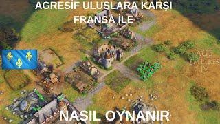 Age of Empires 4 Öğretici 1vs1 Arabia  Fransa vs Osmanlı  Fransa Öğretici