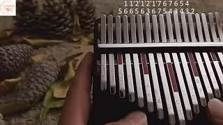 Hasretinle Yandı Gönlüm Kalimba Cover Notalı  Kalimbaba