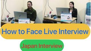 How to face live interview? College interview japan new update