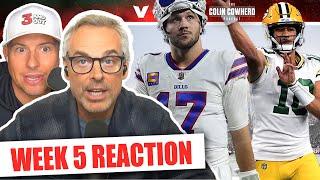 Reaction to Jets-Vikings Packers-Rams Bills-Texans Cards-49ers Broncos win  Colin Cowherd NFL