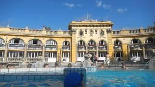 Tour of Széchenyi Thermal Bath and Swimming Pool in Budapest Hungary