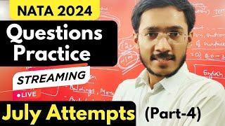 NATA 2024 July Attempts Questions Practice Part-4  LIVE  Sachin Prajapat