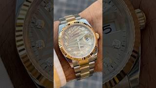 Rolex DateJust Oyster Palm Motif Dial Diamonds 126233