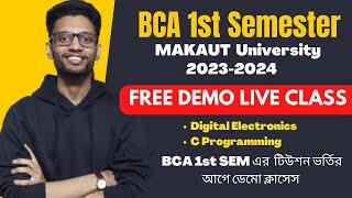 Private Tuition DEMO CLASS  MAKAUT BCA  1st Semester  2023-2024