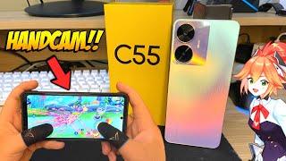  HANDCAM   REALME C55 UNBOXING  BUDGET GAMING PHONE FOR FANNY USERS ??