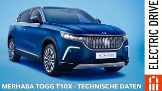 TOGG T10X - DAS Elektro SUV aus der Türkei Technische Daten -Abmessungen - Preis - Leistung