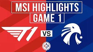 T1 vs EST Highlights Game 1  MSI 2024 Play-Ins Round 1  T1 vs Estral Esports