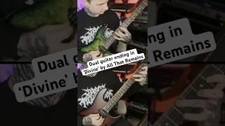 Dual guitar ending in ‘Divine’ by @allthatremainsmusic