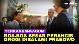 Prabowo Bikin Kagum Bos Bos Besar Perusahaan Perancis Sampai Grogi saat Salaman