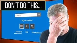 Why you should NEVER login to Windows with a Microsoft Account