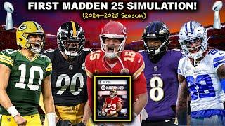 Simulating the 2025 NFL Season & Playoffs on MADDEN 25 Live Games