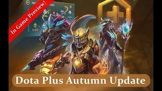 New Dota Plus Autumn Update - In Game Preview