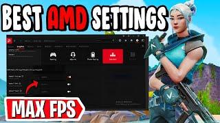 BEST AMD Radeon Settings 2024  AMD Radeon Settings for GAMING️