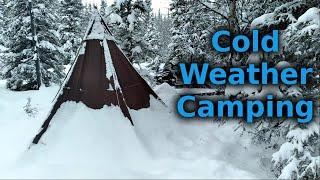 Hot Tent Alaska Winter Campout
