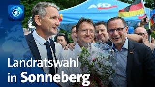 Sonneberg Ein Jahr nach der Wahl von AfD-Politiker Sesselmann zum Landrat