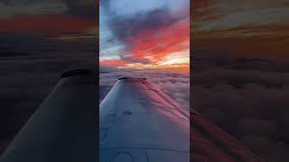 Mooney 231 Sunset Flight
