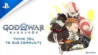 God of War Ragnarök - Thank You to Our Community  PS5 & PS4 Games