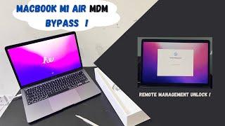 MacBook M1 Air MDM LOCK Bypass 100% FREE  Works with Latest MOdels Also  #M1 #mdm #mdmbypass