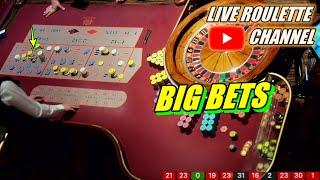  LIVE ROULETTE   BIG BETS In Casino Las Vegas  Monday Session Exclusive  2024-06-24