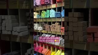 Inside Manhattans Tiniest Art Store ️ #ArtSupplies #ArtistLife #Manhattan