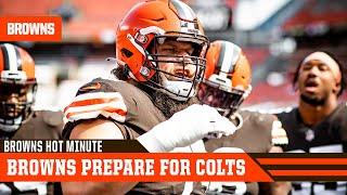 Listen as Browns Prepare for Colts  Browns Hot Minute