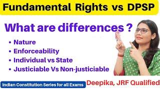 Difference Between Fundamental Rights  and Directive Principles of State Policy