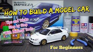 How To Build A Perfect Model Car. For Beginners Step by Step Guides. 124 Scale Plastic Model Kit.