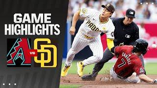 D-backs vs. Padres Game Highlights 6624  MLB Highlights
