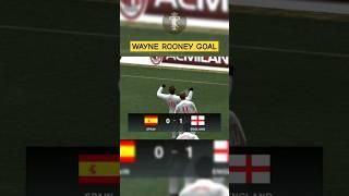 Goal rooney ke gawang spanyol