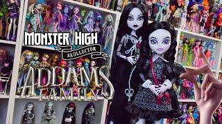 Adult Collector Monster High Skullector The Addams Family Wednesday and Morticia Unboxing