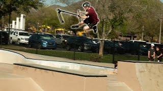 BATTLING A HUGE SKATEPARK GAP