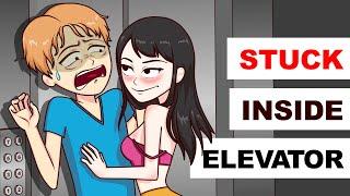 Stuck Inside Elevator with my crush by ACCIDENT