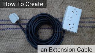 Creating long Extension Cable Sockets DIY #electricalsockets #extensioncablesockets