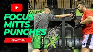 Muay Thai Fundamentals  Basic Punching on the Focus Mitts