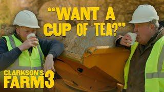 Jeremy And Kaleb Try To Be Construction Workers  Clarkson Farm S3
