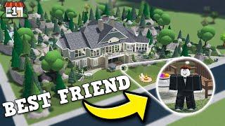 Building My BEST FRIEND His DREAM HOUSE in Bloxburg #1