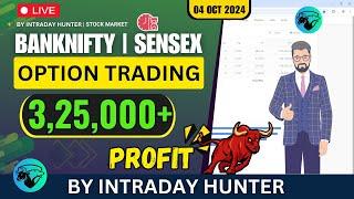 Live Intraday Trade  Bank nifty Option Trading by Intraday Hunter