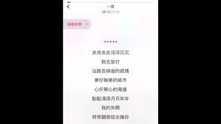 王瑞霞-一個（歌詞版）