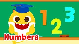 Number songs 1-20 for kids  Learn to count  15-Minute Learning with Baby Shark