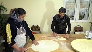 Irreplaceable Gandja Baklava Coal Cooking Rules   Traditional Ancient Ganja Baklava in Majmai Sini