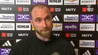 Christian Eriksen Interview  Manchester United 1-1 Burnley