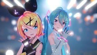 MMD} Gimme×Gimme Feat. Hatsune Miku Kagamine Rin 4k 60Fps