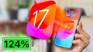 iOS 17 такого мы не ждали Детальный тест шокировал Обзор все функции батарея и скорость айос 17