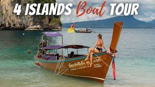 KRABI 4 ISLAND TOUR $50 for a Private Long Tail Boat