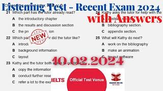 IELTS Listening Actual Test 2024 with Answers  11.02.2024