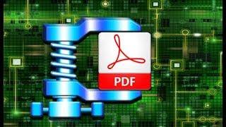 Как уменьшить сжать размер файла PDF