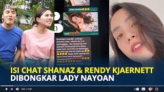 ISI Chat Mesra Shanaz Sadiqah & Rendy Kjaernett Dibongkar Istri Netizen Sebut Alay Hingga Jijik