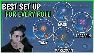 Best Talent Set up for Every Role  New Emblem System  MLBB